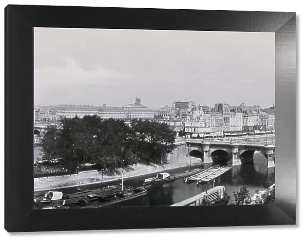 Le Pont-Neuf (actuel 6ème arrondissement, Paris). Vue prise du quai de la Monnaie...c1845-1860. Creators: Frederic Martens, Goupil and Co