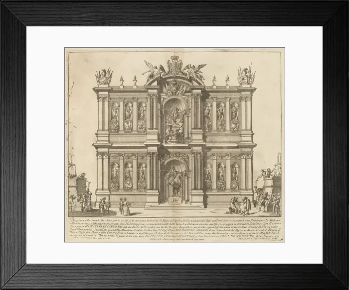Framed Print : The Kingdom of Naples, for the Chinea Festival, 1746. Creator: M Sorello. The Kingdom of Naples, for the Chinea Festival, 1746. Creator: M Sorello Framed Print : The Kingdom of Naples, for the Chinea Festival, 1746. Creator: M Sorello. The Kingdom of Naples, for the Chinea Festival, 1746. Creator: M Sorello