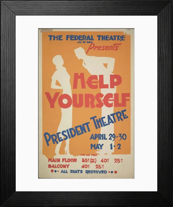 Framed Print : Help Yourself, Des Moines, IA, 1937. Creator: Unknown Framed Print : Help Yourself, Des Moines, IA, 1937. Creator: Unknown