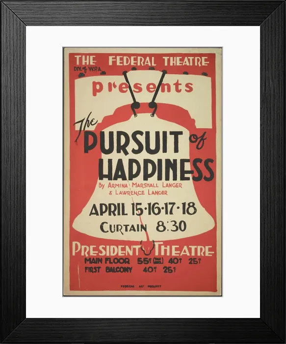 Framed Print : The Pursuit of Happiness, Des Moines, IA, 1937. Creator: Unknown