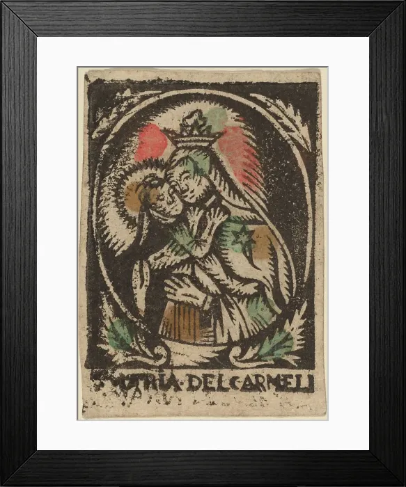 Framed Print : Madonna and Child, c. 1475 / 1500. Creator: Unknown Framed Print : Madonna and Child, c. 1475 / 1500. Creator: Unknown
