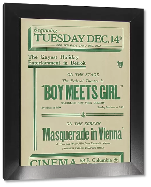 Boy Meets Girl, Detroit, [193-]. Creator: Unknown