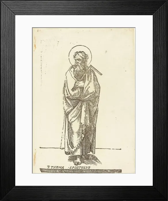 Framed Print : Saint Thomas. Creator: Jacques Stella Framed Print : Saint Thomas. Creator: Jacques Stella