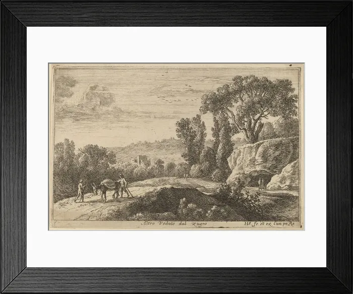 Framed Print : Second View of Zugro. Creator: Herman van Swanevelt Framed Print : Second View of Zugro. Creator: Herman van Swanevelt