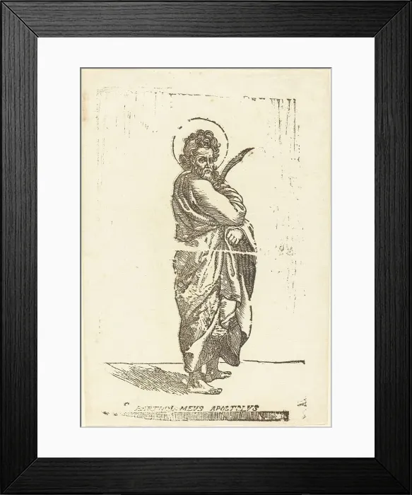 Framed Print : Saint Bartholomew. Creator: Jacques Stella Framed Print : Saint Bartholomew. Creator: Jacques Stella