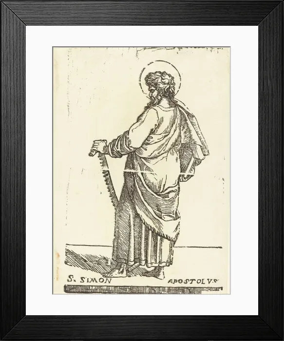 Framed Print : Saint Simon. Creator: Jacques Stella Framed Print : Saint Simon. Creator: Jacques Stella