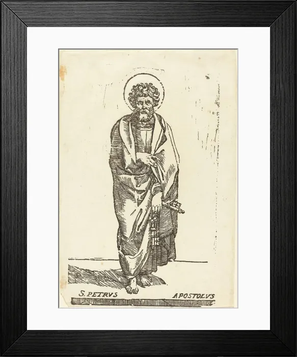 Framed Print : Saint Peter. Creator: Jacques Stella Framed Print : Saint Peter. Creator: Jacques Stella