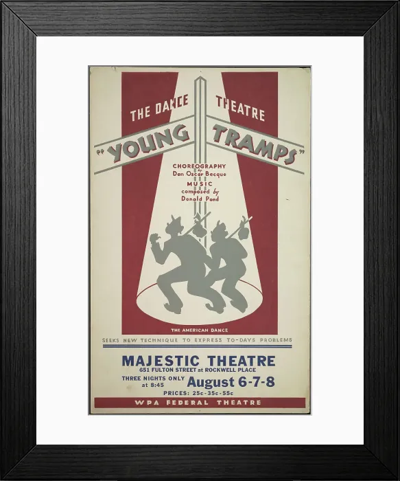 Framed Print : Young Tramps, New York, 1936. Creator: Unknown Framed Print : Young Tramps, New York, 1936. Creator: Unknown
