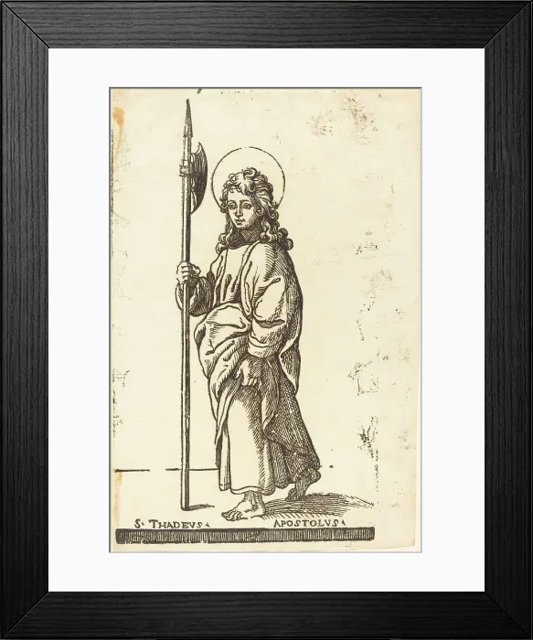 Framed Print : Saint Jude (Thaddeus). Creator: Jacques Stella Framed Print : Saint Jude (Thaddeus). Creator: Jacques Stella
