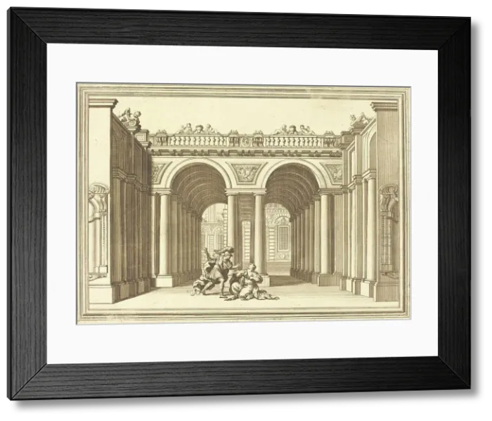 Framed Print : Il Greco in Troia: Plate 9. Creator: Arnold van Westerhout Framed Print : Il Greco in Troia: Plate 9. Creator: Arnold van Westerhout