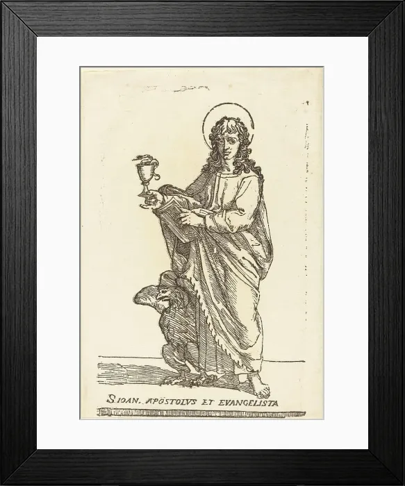 Framed Print : Saint John. Creator: Jacques Stella Framed Print : Saint John. Creator: Jacques Stella