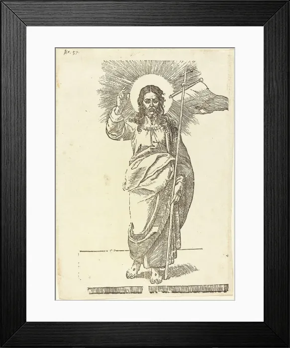 Framed Print : Christ. Creator: Jacques Stella Framed Print : Christ. Creator: Jacques Stella