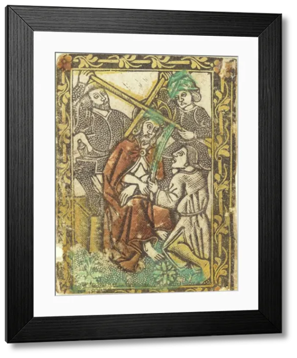 Framed Print : Christ Crowned with Thorns, 1460 / 1480. Creator: Master of the Borders with the Four Fathers of the Church Framed Print : Christ Crowned with Thorns, 1460 / 1480. Creator: Master of the Borders with the Four Fathers of the Church
