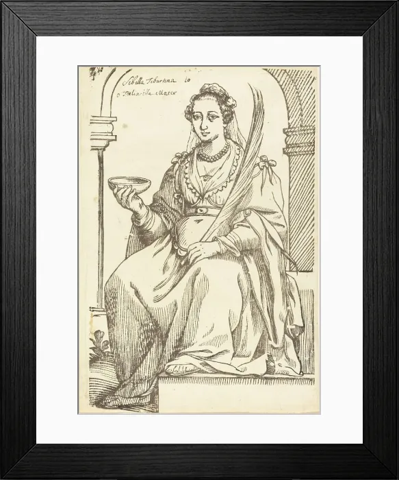 Framed Print : Sibylla Tiburtina, 1625. Creator: Jacques Stella Framed Print : Sibylla Tiburtina, 1625. Creator: Jacques Stella