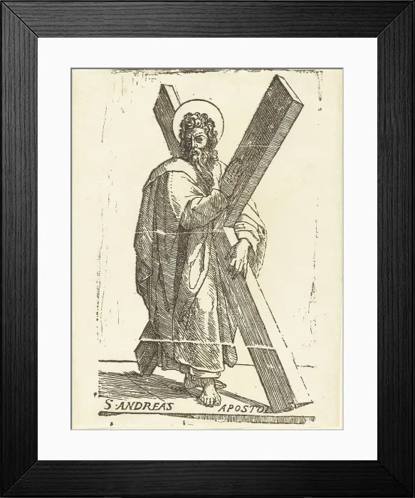 Framed Print : Saint Andrew. Creator: Jacques Stella Framed Print : Saint Andrew. Creator: Jacques Stella