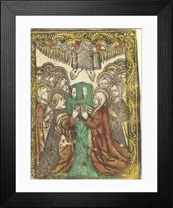 Framed Print : The Ascension, 1460 / 1480. Creator: Master of the Borders with the Four Fathers of the Church Framed Print : The Ascension, 1460 / 1480. Creator: Master of the Borders with the Four Fathers of the Church