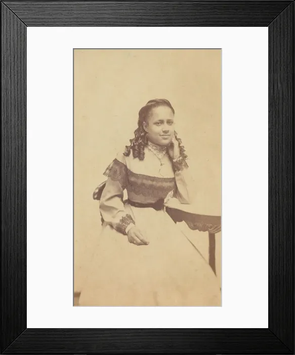 Framed Print : Sallie, c1860-c1869. Creator: Unknown Framed Print : Sallie, c1860-c1869. Creator: Unknown