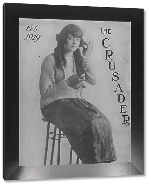 The Crusader, Feb. 1919; Miss Marie Fraine; Cover page, 1918-1922. Creator: Unknown