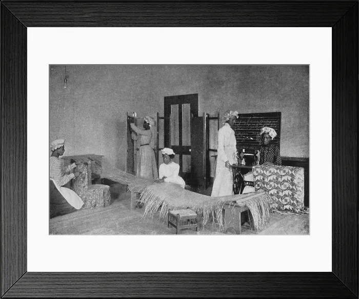 Framed Print : Home-made furniture, 1904. Creator: Frances Benjamin Johnston Framed Print : Home-made furniture, 1904. Creator: Frances Benjamin Johnston