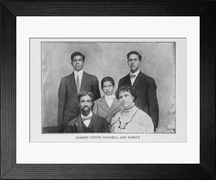 Framed Print : Robert Cicero Pannell and family, 1921. Creator: Unknown Framed Print : Robert Cicero Pannell and family, 1921. Creator: Unknown