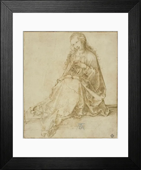 Framed Print : The Virgin Annunciate, 1495 / 1499. Creator: Albrecht Durer Framed Print : The Virgin Annunciate, 1495 / 1499. Creator: Albrecht Durer