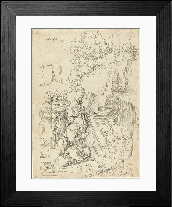 Framed Print : The Entombment, 1504. Creator: Albrecht Durer Framed Print : The Entombment, 1504. Creator: Albrecht Durer
