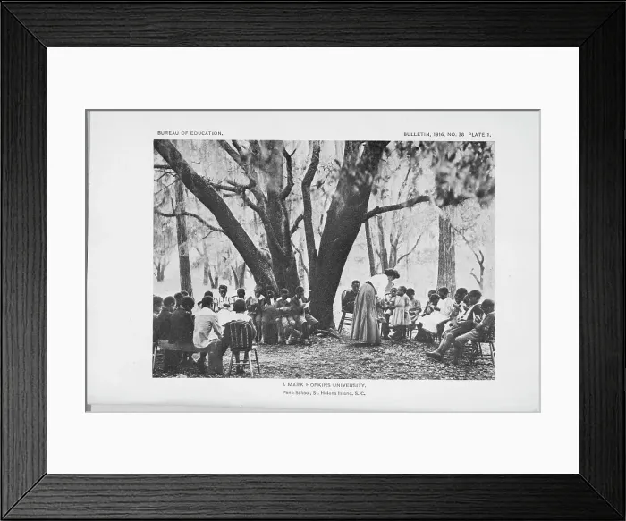 Framed Print : Mark Hopkins University; Penn School, St. Helena Island, S.C. 1917. Creator: Unknown Framed Print : Mark Hopkins University; Penn School, St. Helena Island, S.C. 1917. Creator: Unknown