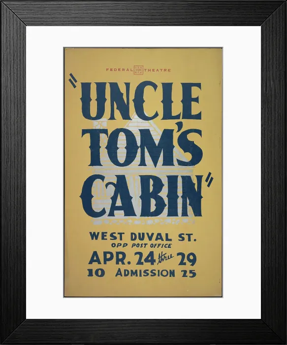 Framed Print : Uncle Tom's Cabin, Jacksonville, FL, 1939. Creator: Unknown Framed Print : Uncle Tom's Cabin, Jacksonville, FL, 1939. Creator: Unknown