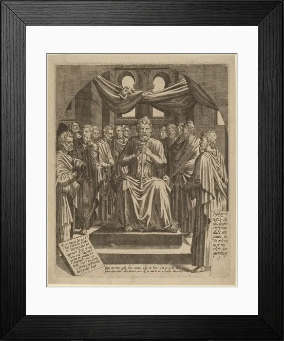 Framed Print : The Blind Prince, c. 1550. Creator: Lambert Suavius