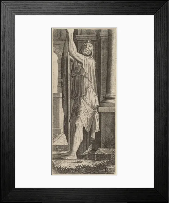 Framed Print : Saint Matthias (?), c. 1548. Creator: Lambert Suavius Framed Print : Saint Matthias (?), c. 1548. Creator: Lambert Suavius