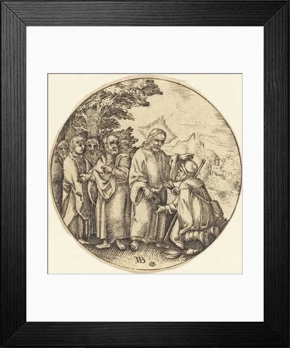 Framed Print : Christ Consoling the Centurion. Creator: Unknown Framed Print : Christ Consoling the Centurion. Creator: Unknown