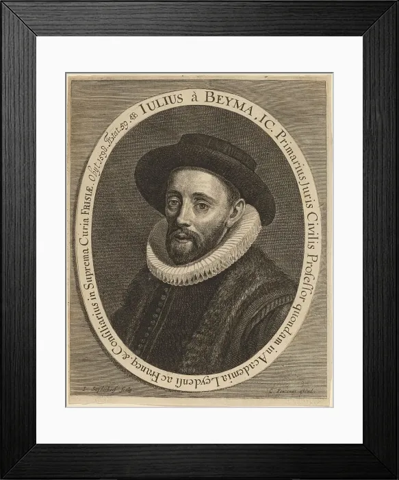 Framed Print : Julius Beyma. Creator: Jonas Suyderhoef Framed Print : Julius Beyma. Creator: Jonas Suyderhoef