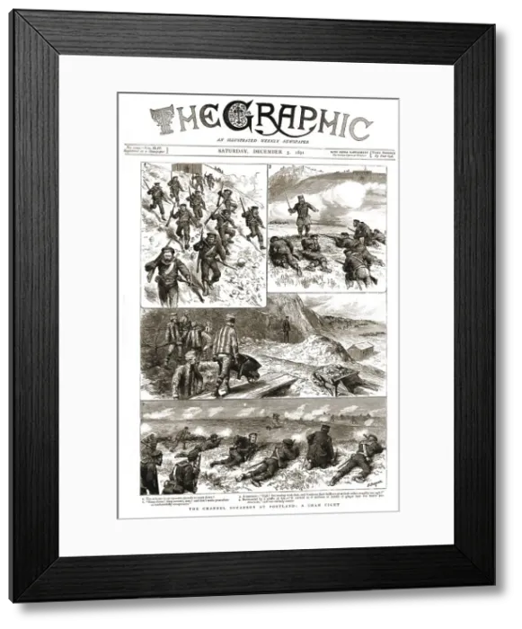 Framed Print : The Graphic, Front Cover Saturday, December 5, 1891, 1891. Creator: Unknown Framed Print : The Graphic, Front Cover Saturday, December 5, 1891, 1891. Creator: Unknown