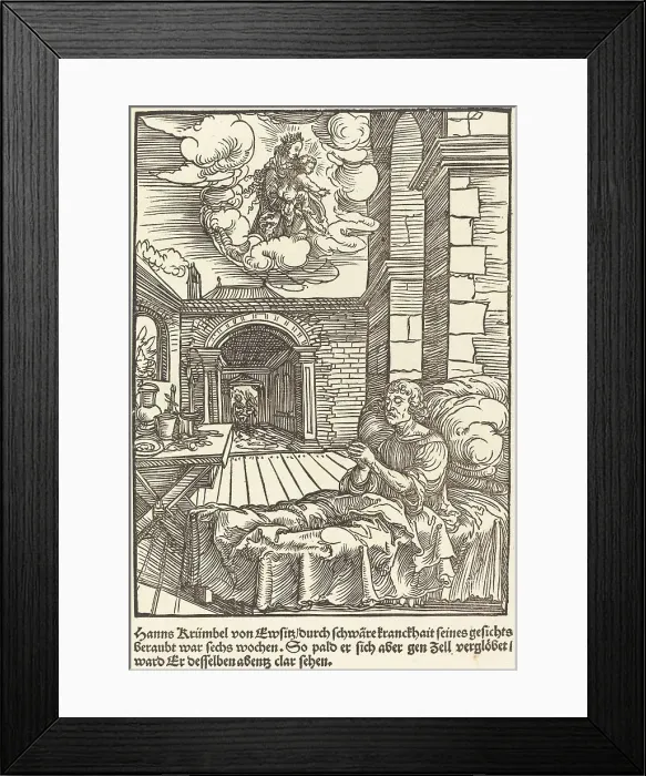 Framed Print : Hanns Krumbel von Ewsitz... d'organdie, c. 1503. Creator: Master of the Legend Scenes Framed Print : Hanns Krumbel von Ewsitz... d'organdie, c. 1503. Creator: Master of the Legend Scenes