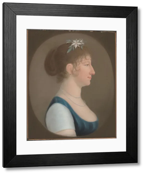 Framed Print : Hellene von Sleben, c. 1800. Creator: Unknown Framed Print : Hellene von Sleben, c. 1800. Creator: Unknown