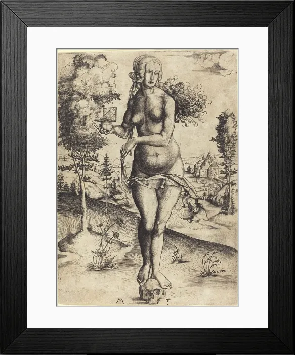 Framed Print : Memento Mori, c. 1500 / 1502. Creator: Master MZ Framed Print : Memento Mori, c. 1500 / 1502. Creator: Master MZ