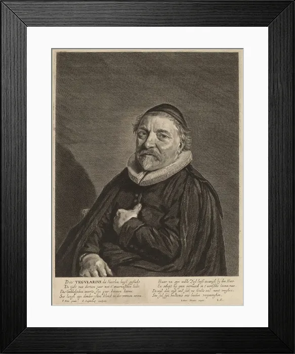 Framed Print : Adriaen Tegularius. Creator: Jonas Suyderhoef Framed Print : Adriaen Tegularius. Creator: Jonas Suyderhoef