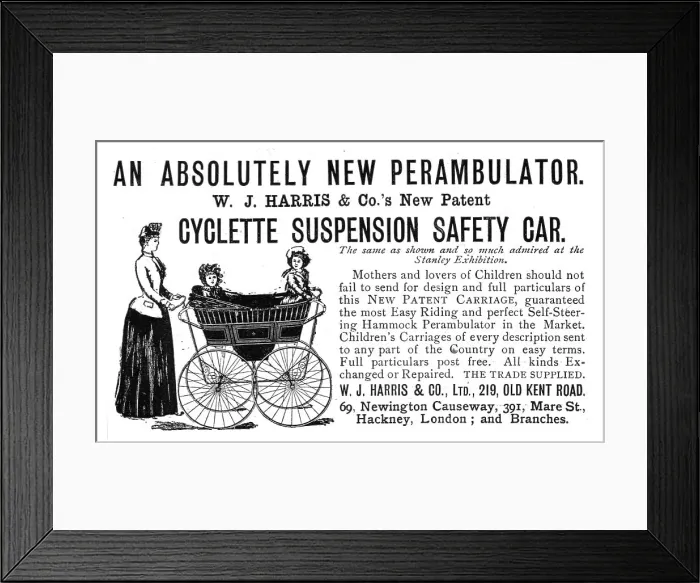Framed Print : WJ Harris & Co, 1891. Creator: Unknown. WJ Harris & Co, 1891. Creator: Unknown Framed Print : WJ Harris & Co, 1891. Creator: Unknown. WJ Harris & Co, 1891. Creator: Unknown