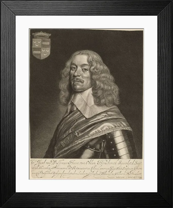 Framed Print : Jacob van Wassenaer van Obdam. Creator: Jonas Suyderhoef Framed Print : Jacob van Wassenaer van Obdam. Creator: Jonas Suyderhoef