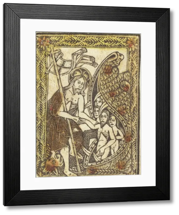 Framed Print : Christ's Descent in Limbo, 1460 / 1480. Creator: Master of the Borders with the Four Fathers of the Church Framed Print : Christ's Descent in Limbo, 1460 / 1480. Creator: Master of the Borders with the Four Fathers of the Church