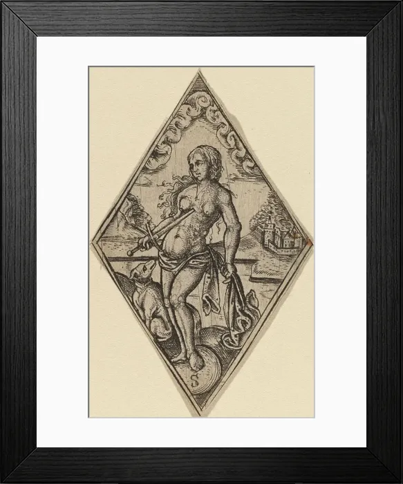 Framed Print : Lucretia. Creator: Master S Framed Print : Lucretia. Creator: Master S