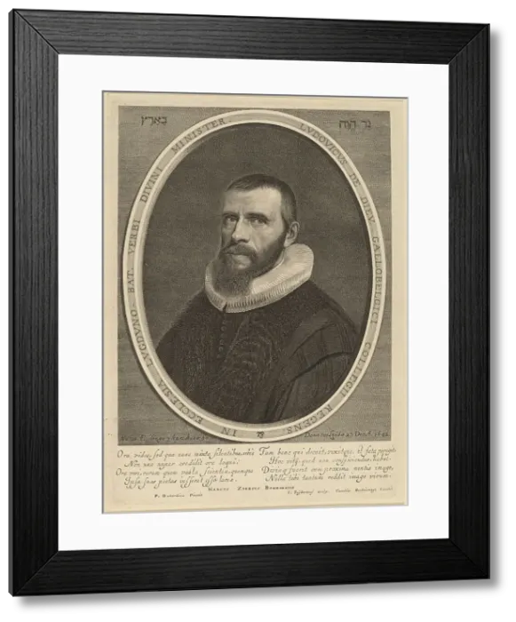 Framed Print : Lodewijk de Dieu. Creator: Jonas Suyderhoef Framed Print : Lodewijk de Dieu. Creator: Jonas Suyderhoef