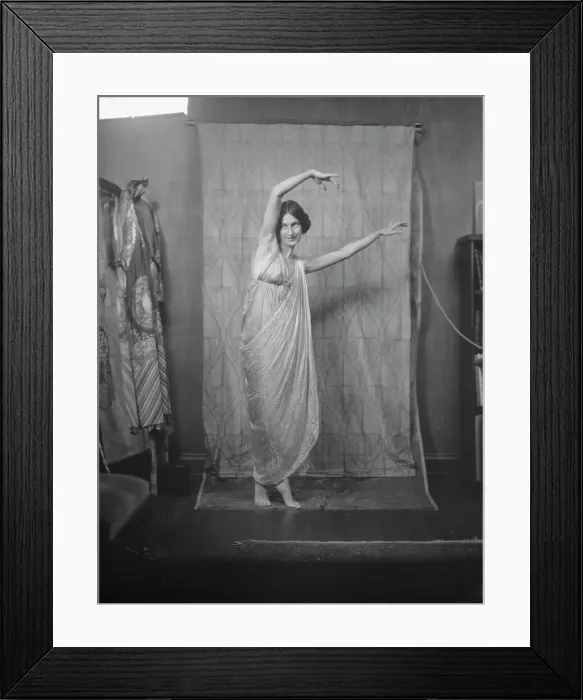 Framed Print : Block, Stella, Miss, 1920 Sept. 3. Creator: Arnold Genthe Framed Print : Block, Stella, Miss, 1920 Sept. 3. Creator: Arnold Genthe