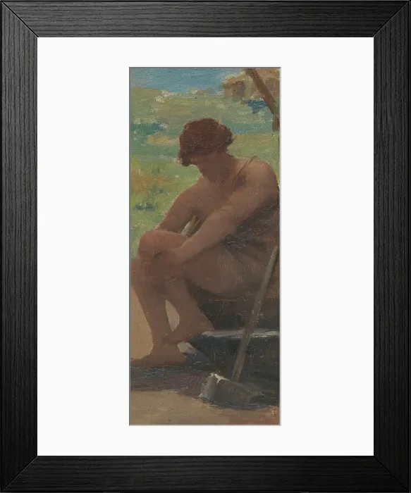 Framed Print : Esquisse pour la mairie de Courbevoie : Les âges de la vie, 1884. Creators: Ernest Jean Delahaye, Louis Picard Framed Print : Esquisse pour la mairie de Courbevoie : Les âges de la vie, 1884. Creators: Ernest Jean Delahaye, Louis Picard