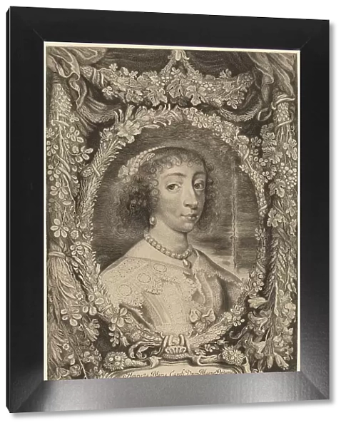 Henrietta Maria, Queen of England, 1650?. Creator: Jonas Suyderhoef