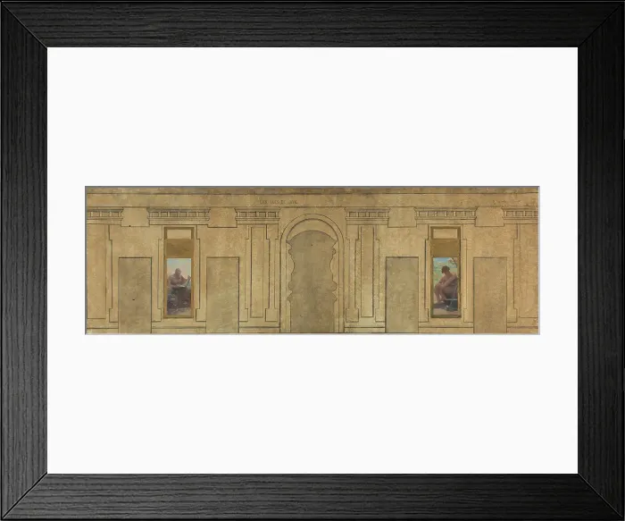 Framed Print : Esquisse pour la mairie de Courbevoie : Les âges de la vie, 1884. Creators: Ernest Jean Delahaye, Louis Picard Framed Print : Esquisse pour la mairie de Courbevoie : Les âges de la vie, 1884. Creators: Ernest Jean Delahaye, Louis Picard