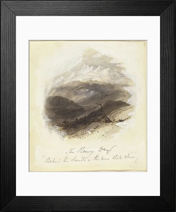 Framed Print : Illustration for Longfellow's The Rainy Day, 1850s. Creator: Birket Foster. Illustration for Longfellow's The Rainy Day, 1850s. Creator: Birket Foster Framed Print : Illustration for Longfellow's The Rainy Day, 1850s. Creator: Birket Foster. Illustration for Longfellow's The Rainy Day, 1850s. Creator: Birket Foster
