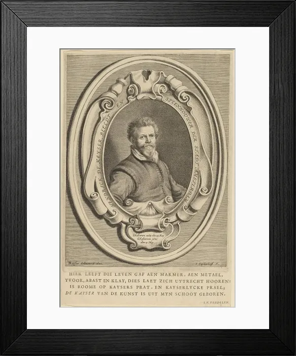 Framed Print : Hendrick de Keyser. Creator: Jonas Suyderhoef Framed Print : Hendrick de Keyser. Creator: Jonas Suyderhoef