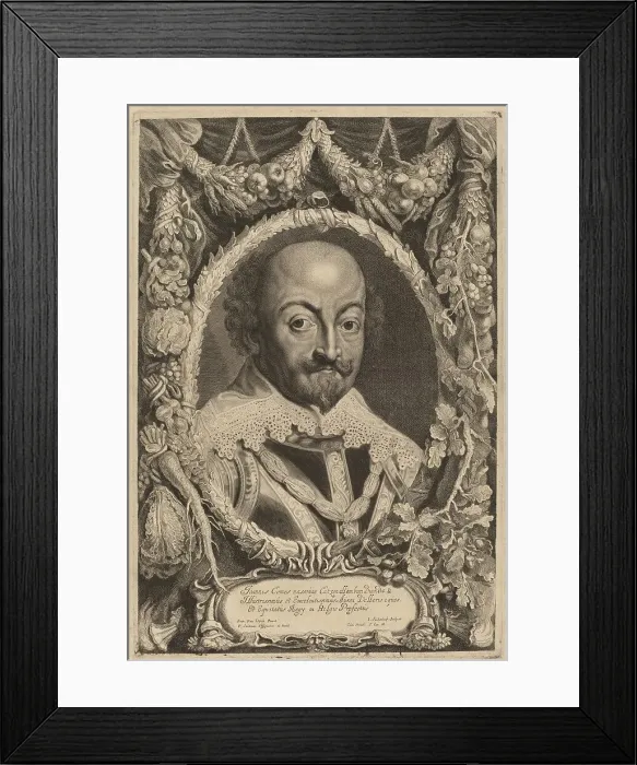 Framed Print : John, Count of Nassau. Creators: Jonas Suyderhoef, Pieter Soutman Framed Print : John, Count of Nassau. Creators: Jonas Suyderhoef, Pieter Soutman