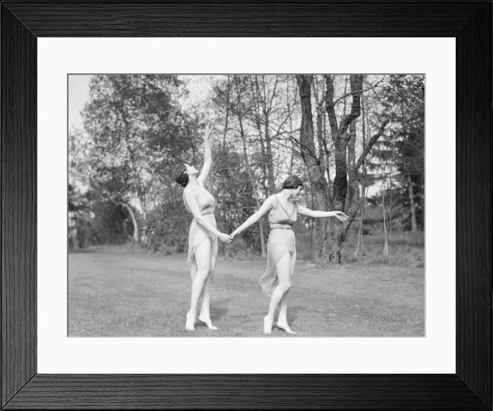 Framed Print : Elizabeth Duncan dancers and children, 1929 Creator: Arnold Genthe Framed Print : Elizabeth Duncan dancers and children, 1929 Creator: Arnold Genthe